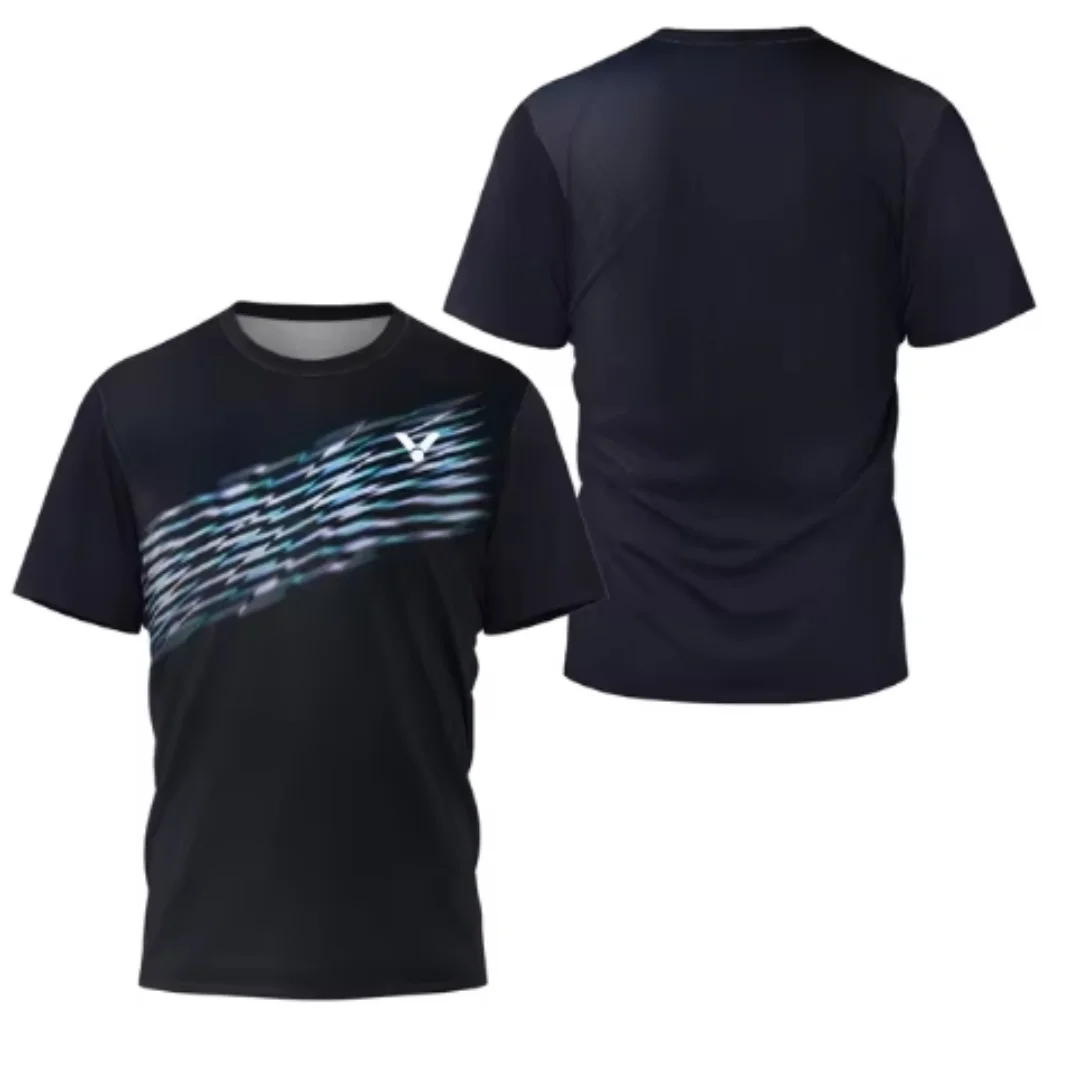 Badminton China - Laser Neon Print männer badminton T-shirt