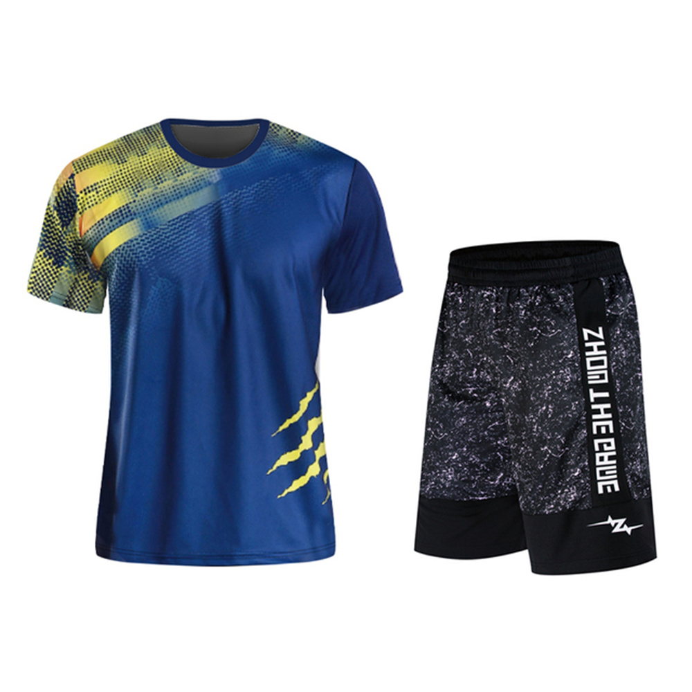 Badminton Ina - Neues Sommer-Sweatshirt-Set für Herren, Badminton-T-Shirt und