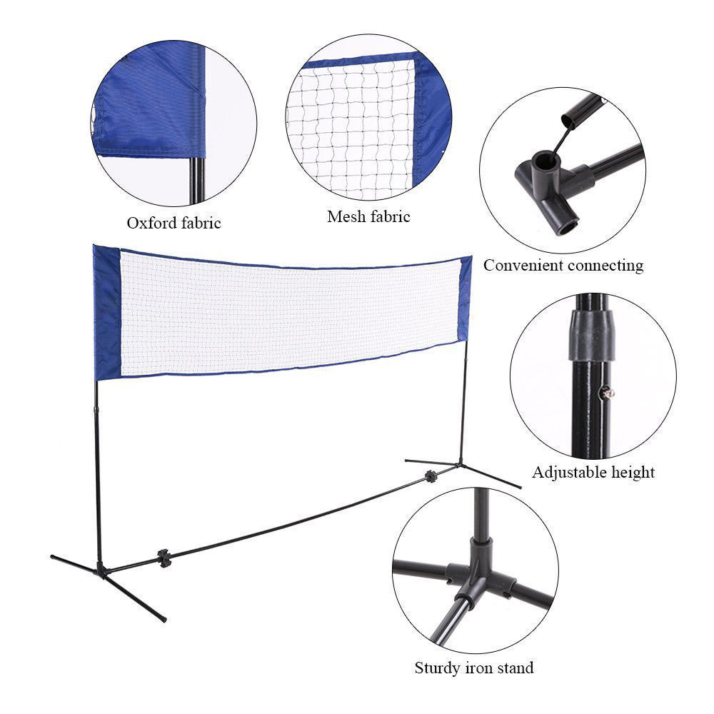 Badmintonnetz-Set für draußen, – Badminton Ina Bewertung und Preis